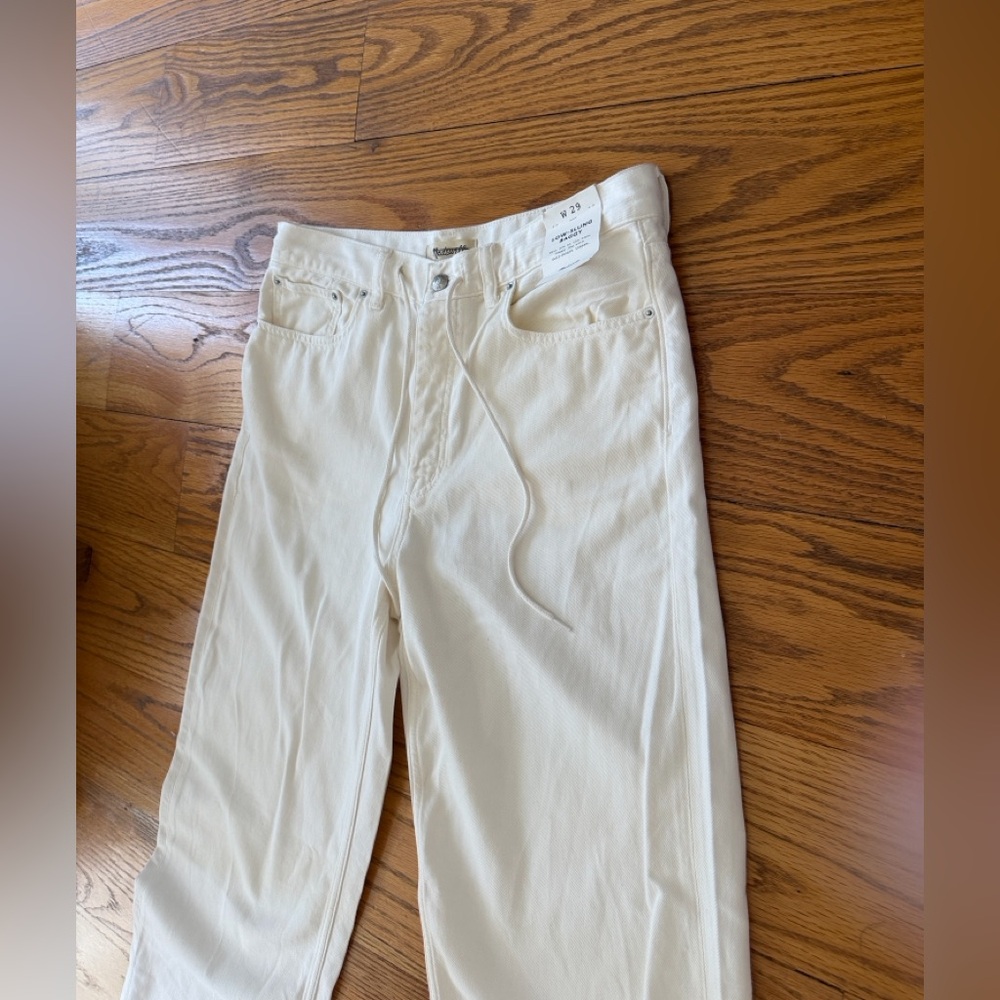 Madewell White Wide-Leg Jeans - Picture 6 of 9